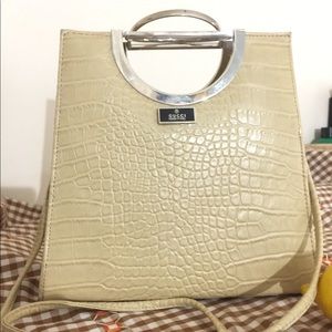Cream yellow bag